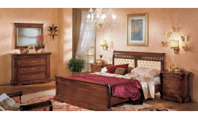 Комплект мебели в спальню Vaccari Giovanni Bella Italia (кровать 180*195, 2 тумбы прикроватные, комод)