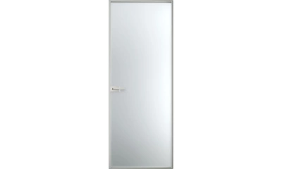 Межкомнатная стеклянная дверь Grafica матовая (т02.10) серебро