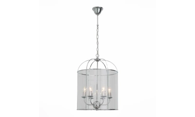 SL267.103.06 Люстра подвесная ST-Luce Хром/Прозрачный E14 6*40W