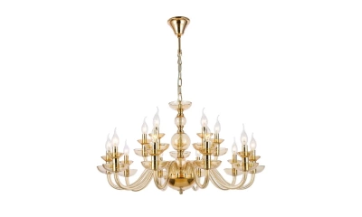 SL1758.203.15 Люстра подвесная ST-Luce Золотистый, Шампань E14 15*40W
