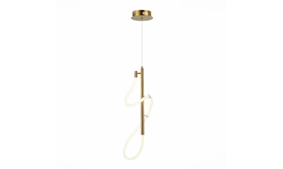 SL6102.303.16 Светильник подвесной ST-Luce Латунь/Белый LED 1*16W 4000K