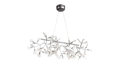 SL379.103.81 Люстра подвесная ST-Luce Серебристый/Белый LED 81*0,5W 3500K