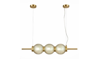 SL1155.313.03 Светильник подвесной ST-Luce Латунь/Коньячный E14 3*40W