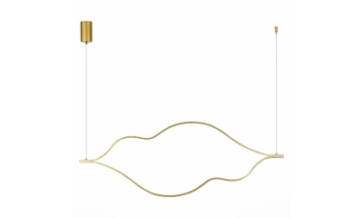 SL6106.203.45 Светильник подвесной ST-Luce Золотистый/Белый LED 1*45W 4000K