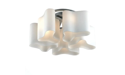 SL118.502.05 Люстра потолочная ST-Luce Серебристый/Белый E27 5*60W