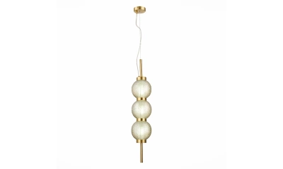 SL1155.303.03 Светильник подвесной ST-Luce Латунь/Коньячный E14 3*40W