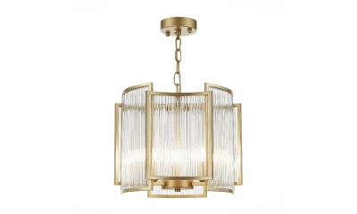 SL1234.203.03 Люстра подвесная ST-Luce Шампань/Прозрачный, Шампань E14 3*60W