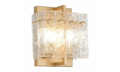 SL1632.201.02 Бра ST-Luce Шампань/Прозрачный E14 2*60W