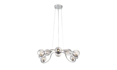 SL1502.103.08 Светильник подвесной ST-Luce Хром/Дымчатый G9 8*5W