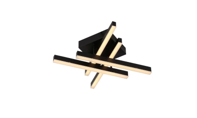 SL933.402.04 Люстра потолочная ST-Luce Черный/Черный, Белый LED 1*22W 3000K/4000K/6000K