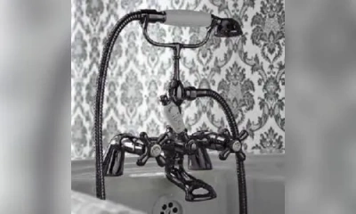 Sbordoni Etruria Смеситель Для Ванны На 2 Отверстия, Цвет Черный Никель