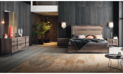 Комплект мебели в спальню Alf Group Matera (Кровать 160x200, комод, 2 тумбы)