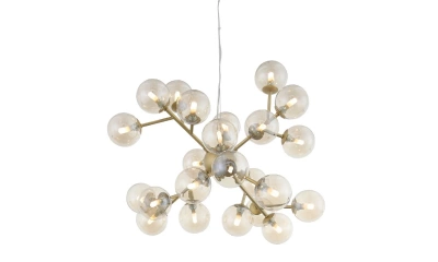 SL438.203.24 Люстра подвесная ST-Luce Золотистый/Коньячный G9 24*5W