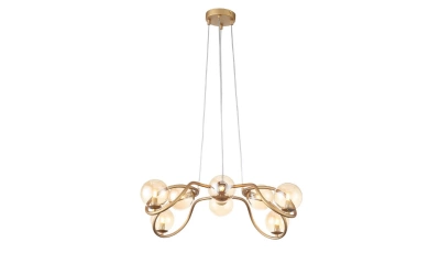 SL1502.203.08 Светильник подвесной ST-Luce Золотистый/Янтарный G9 8*5W