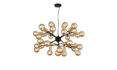 SL437.403.32 Люстра подвесная ST-Luce Черный, Золото E27 32*60W