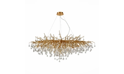 SL1651.203.15 Люстра подвесная ST-Luce Золотистый/Золотистый G9 15*5W