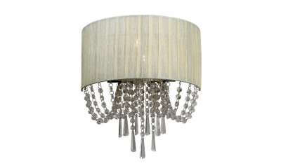 SL892.501.03 Бра ST-Luce Хром/Слоновая кость, Прозрачный E14 3*40W