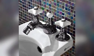 Sbordoni Magnolia Смеситель Для Биде На 3 Отверстия, Цвет Черный Никель