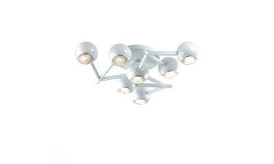 SL853.502.07 Люстра потолочная ST-Luce Белый/Белый, Серебристый E14 7*40W