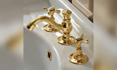 Sbordoni Margherita Смеситель Для Раковины На 3 Отверстия, Цвет Глянцевая Латунь