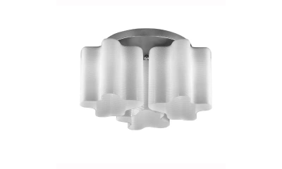 SL117.502.03 Люстра потолочная ST-Luce Серебристый/Белый с полосками E27 3*60W