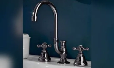 Sbordoni Etruria Смеситель Для Раковины На 3 Отверстия, Цвет Черный Никель