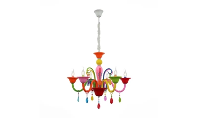 SL672.963.06 Люстра подвесная ST-Luce Разноцветный/Разноцветный E14 6*40W