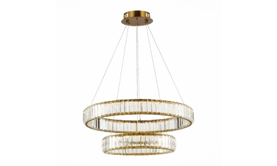 SL1622.303.02 Люстра подвесная ST-Luce Латунь/Прозрачный LED 1*70W 4000K