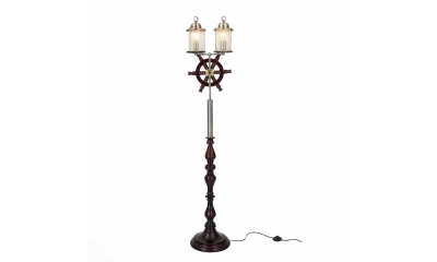 SL150.305.02 Торшер ST-Luce Бронза, коричневый/Прозрачный с эфектом трещин E27 2*40W