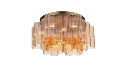 SL117.302.06 Люстра потолочная ST-Luce Бронзовый/Янтарный E27 6*60W