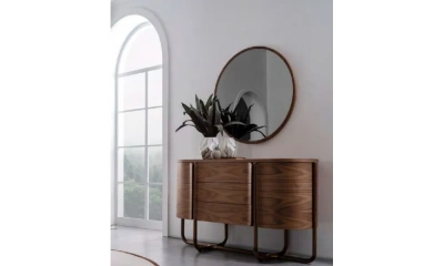 Комплект Мебели В Спальню (Кровать, Тумба Прикроватная 2 Штуки, Шкаф, Комод, Зеркало) Orix