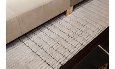 Ковры AMINI AMINI IVORY + Gold Leaf ковер RD GRID