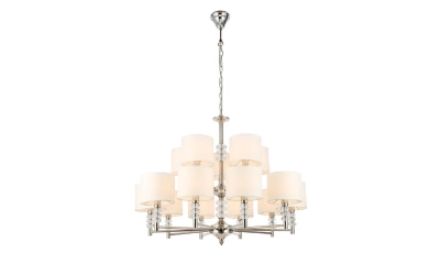 SL1751.103.15 Люстра подвесная ST-Luce Никель/Белый E14 15*40W