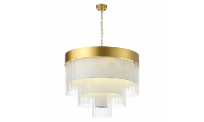 SL1352.203.12 Люстра подвесная ST-Luce Золотистый/Белый, Прозрачный E14 12*40W