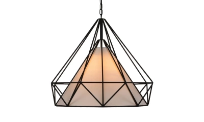 SL233.403.01 Светильник подвесной ST-Luce Черный/Черный, Белый E27 1*60W