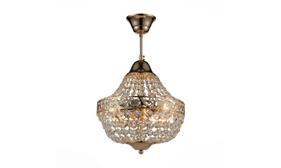 SL669.203.03 Люстра подвесная ST-Luce Французское золото/Прозрачный E14 3*40W