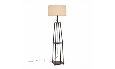 SLE302.405.01 Торшер ST-Luce Черный, Коричневый/Бежевый E27 1*40W (из 2-х коробок)