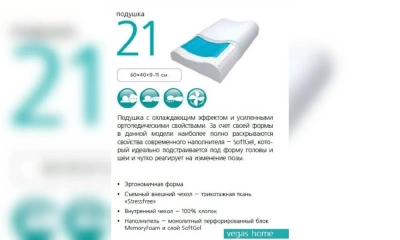 Подушка Вегас №21