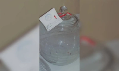 ваза стеклянная