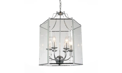 SL228.103.06 Люстра подвесная ST-Luce Хром/Прозрачный E14 6*40W