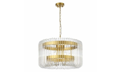 SL1228.203.06 Люстра подвесная ST-Luce Золотистый/Прозрачный E14 6*40W