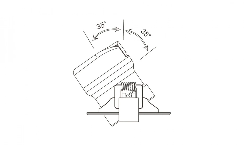 Встраиваемый Светильник Technical Dl014-6-L9W - фото 2
