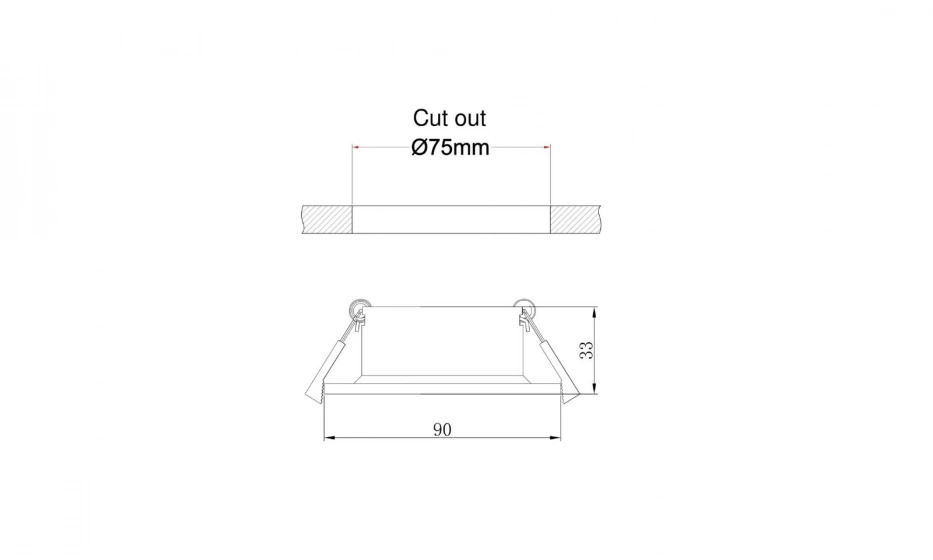 Встраиваемый Светильник Technical Dl041-01Rg - фото 3