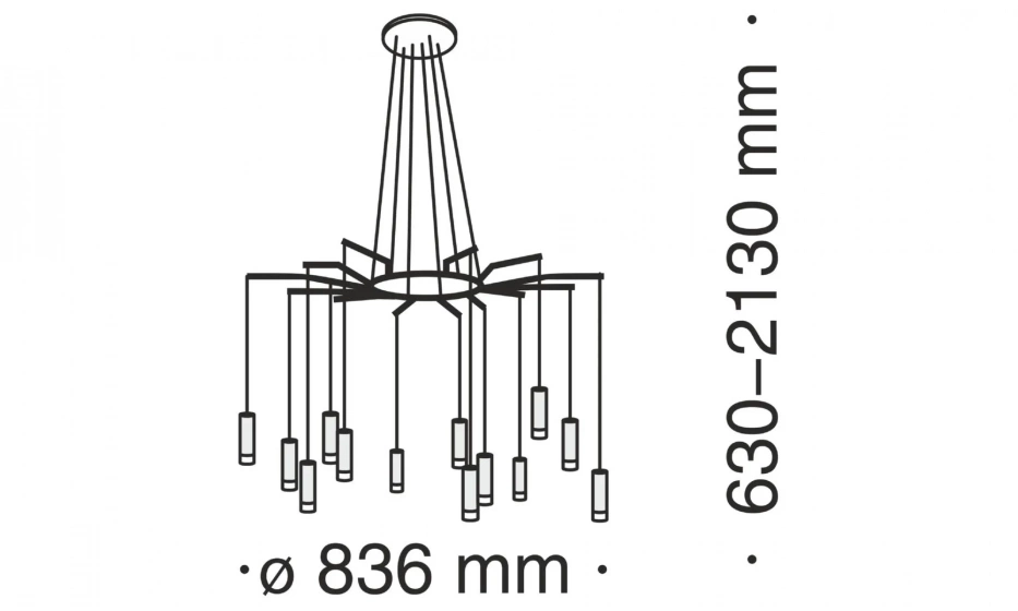 Подвесной Светильник Technical Mod035Pl-12B - фото 3
