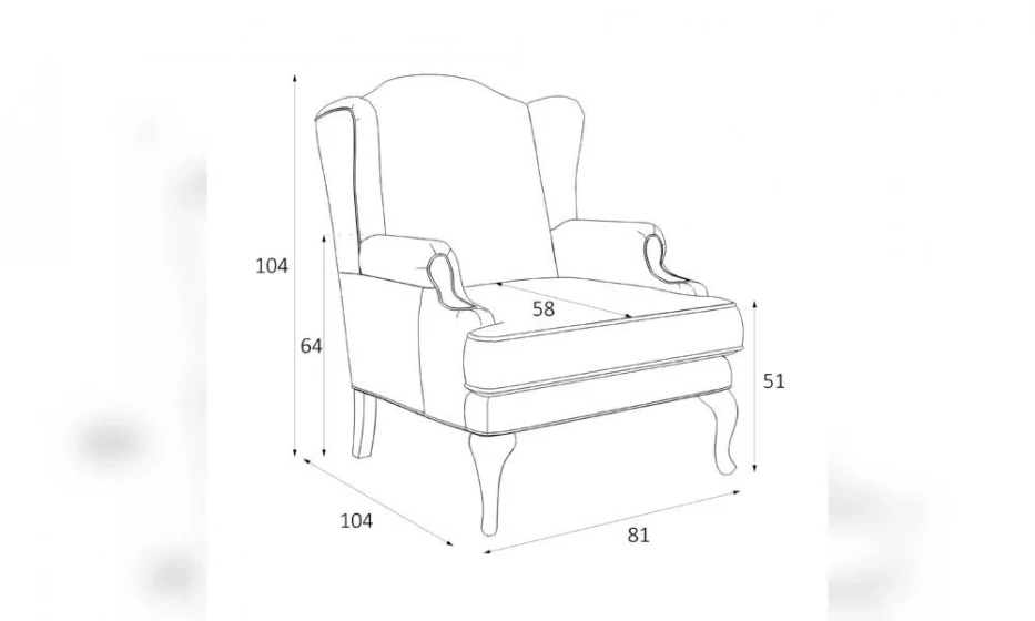 Кресло Kreind Френсис M12-Bn-0385 - фото 2