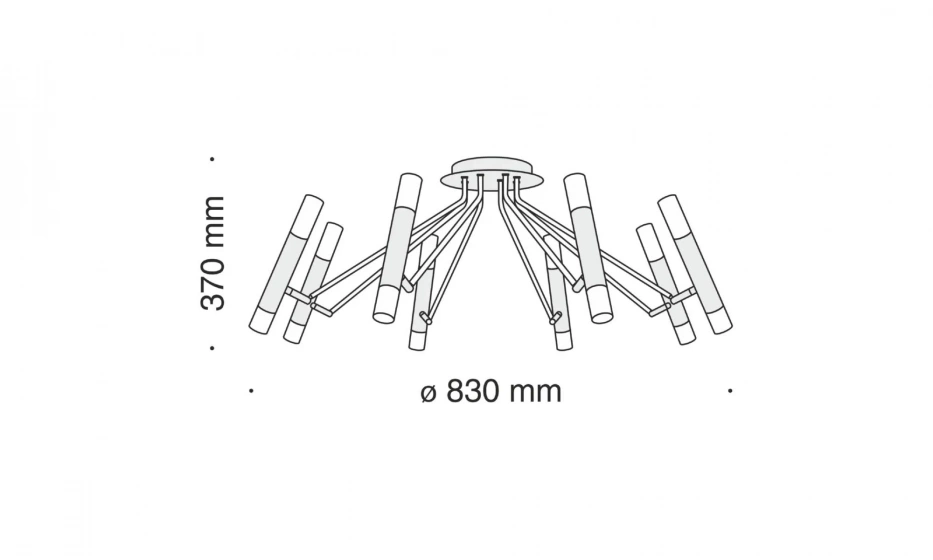Потолочный Светильник Technical Mod620Cl-16B - фото 3