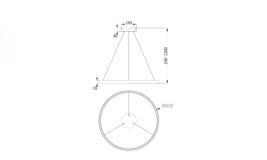 Подвесной Светильник Technical Mod058Pl-L42Bs4K - фото 5