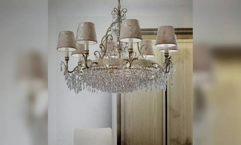 Люстра Masiero Glasse 6+3 - фото 1