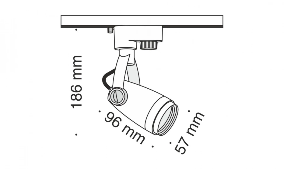 Трековый Светильник Technical Tr001-1-Gu10-W - фото 4