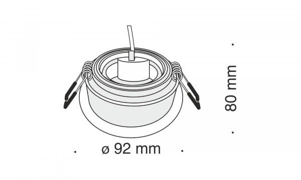Встраиваемый Светильник Technical Dl025-2-01W